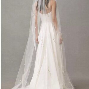 Enaura Vine Cathedral Veil- Anthropologie